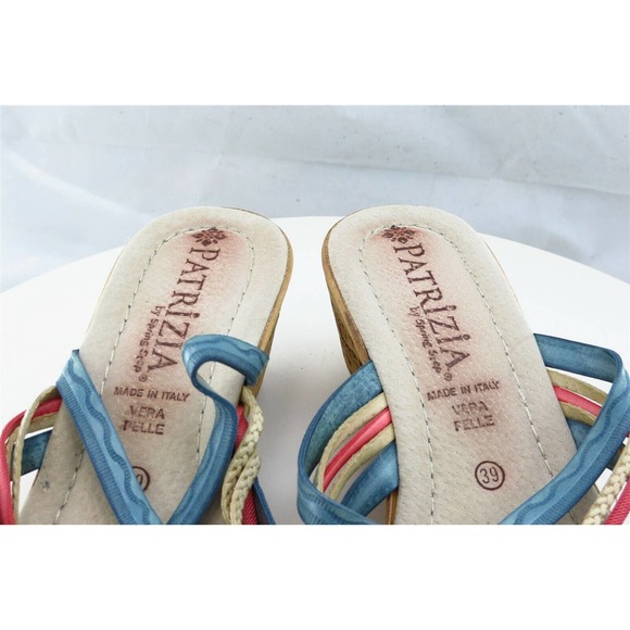 Patrizia Sz 39 M Multicolor Slide Synthetic Women Sandals - Picture 3 of 7